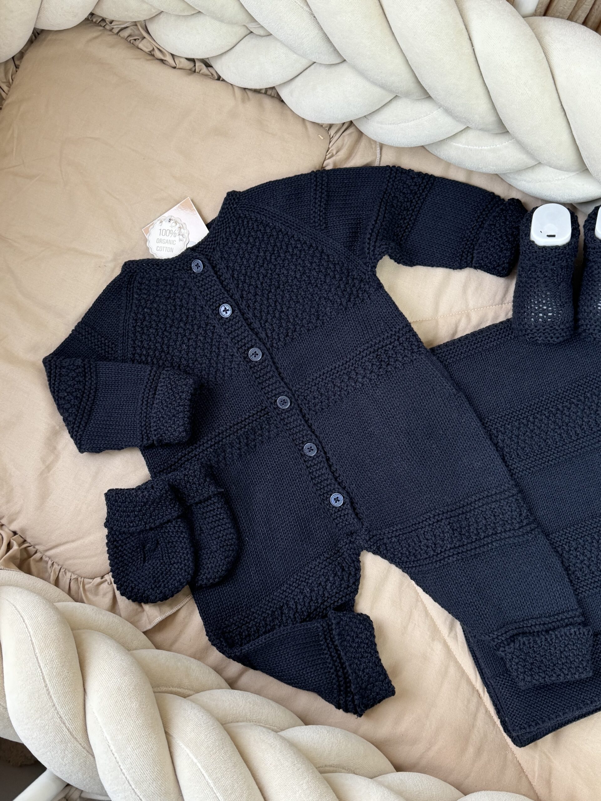 Complete Newbornset Navy Blue 5-delig - Afbeelding 3