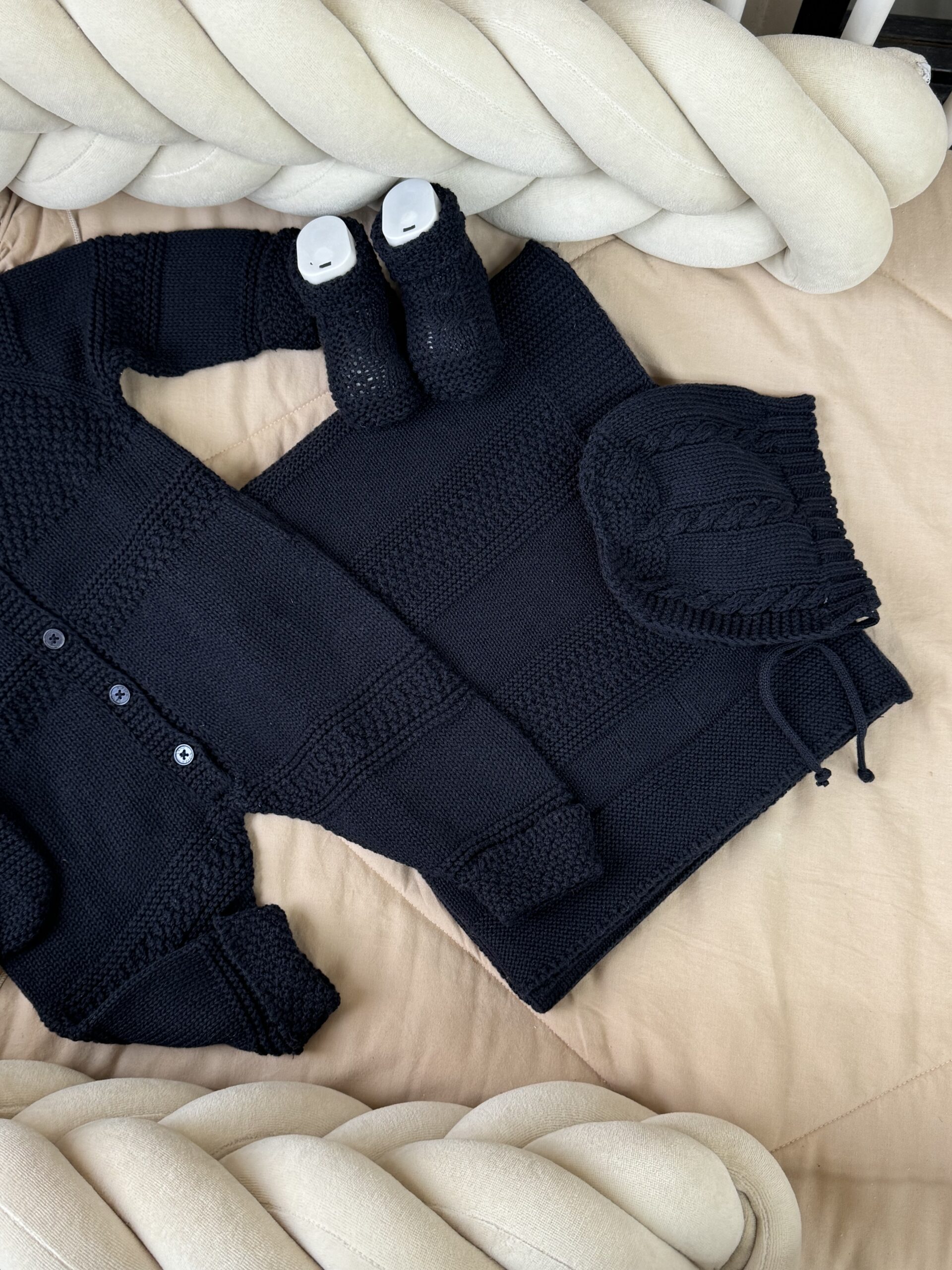 Complete Newbornset Navy Blue 5-delig - Afbeelding 4
