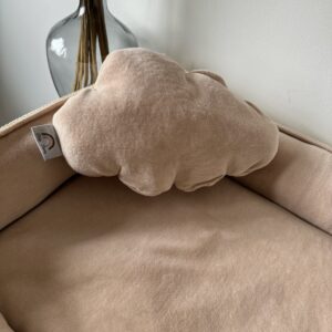 Velvety Beige Cloud Kussen