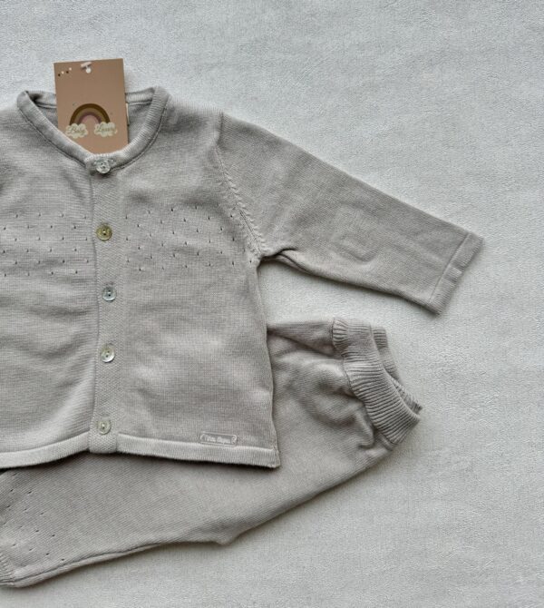 Gebreide set 2-delig Comfort Mink - Afbeelding 2
