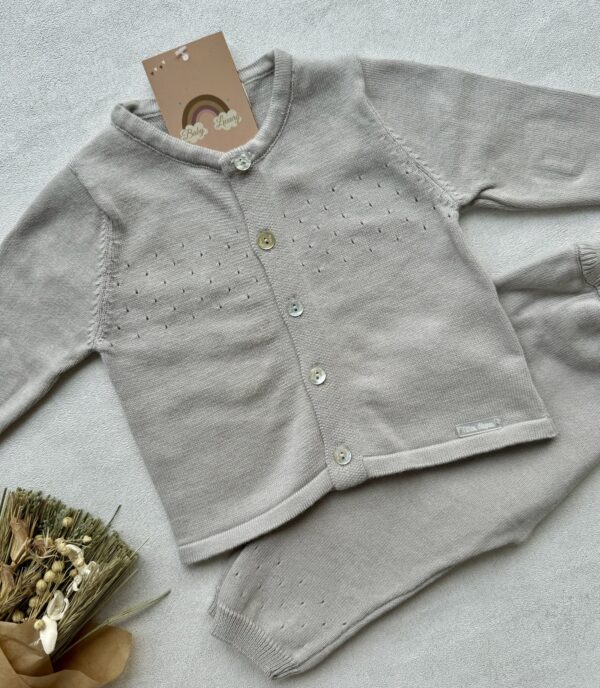 Gebreide set 2-delig Comfort Mink - Afbeelding 4