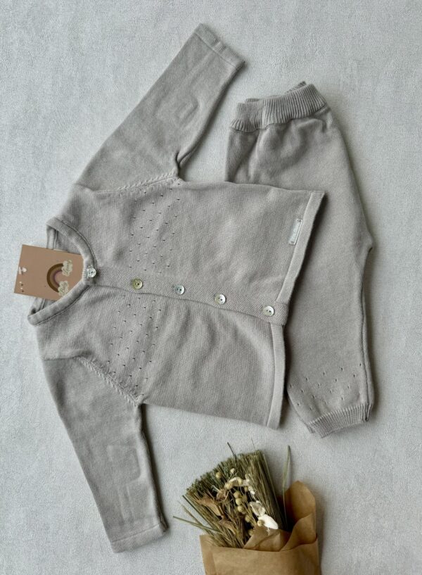 Gebreide set 2-delig Comfort Mink - Afbeelding 5
