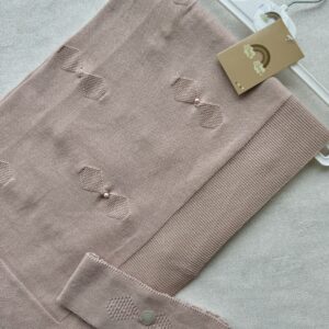 Gebreide wiegdeken 2-delig Pearl RoseMary