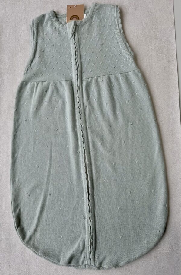 Premium Slaapzak Aqua Mint Pointelle - Afbeelding 3