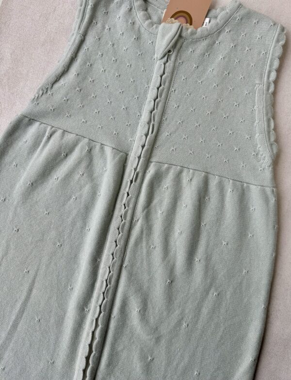 Premium Slaapzak Aqua Mint Pointelle - Afbeelding 5