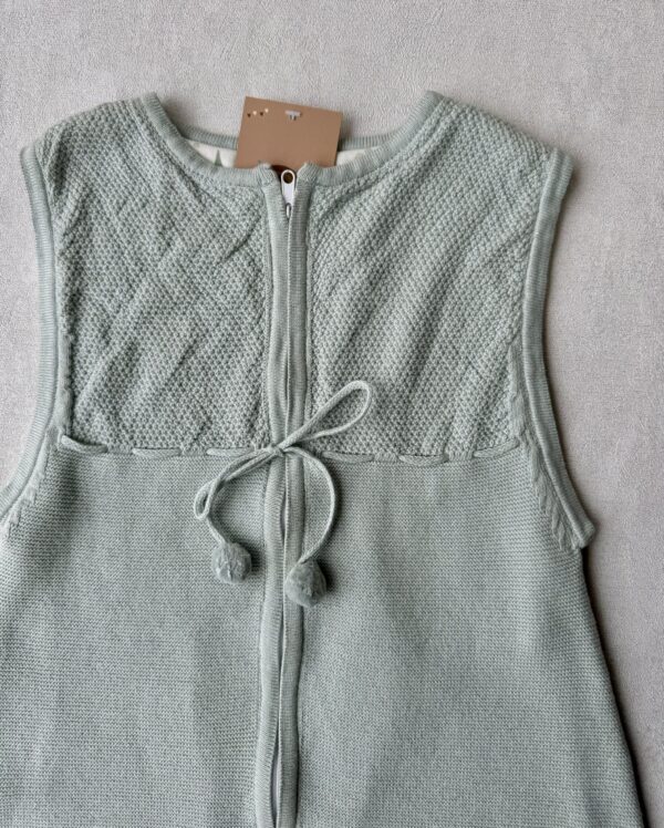 Premium Slaapzak Aqua Mint Pompon Unisex