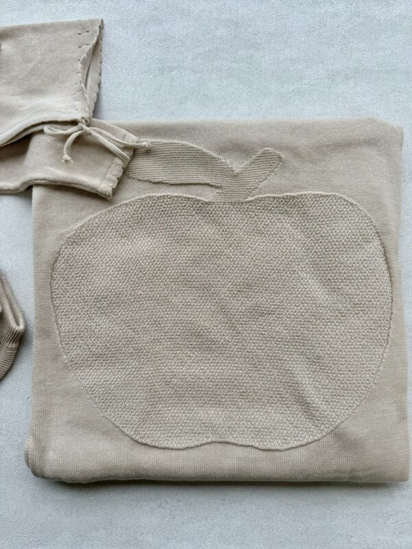 Complete Newbornset Beige Apple 4-delig - Afbeelding 3