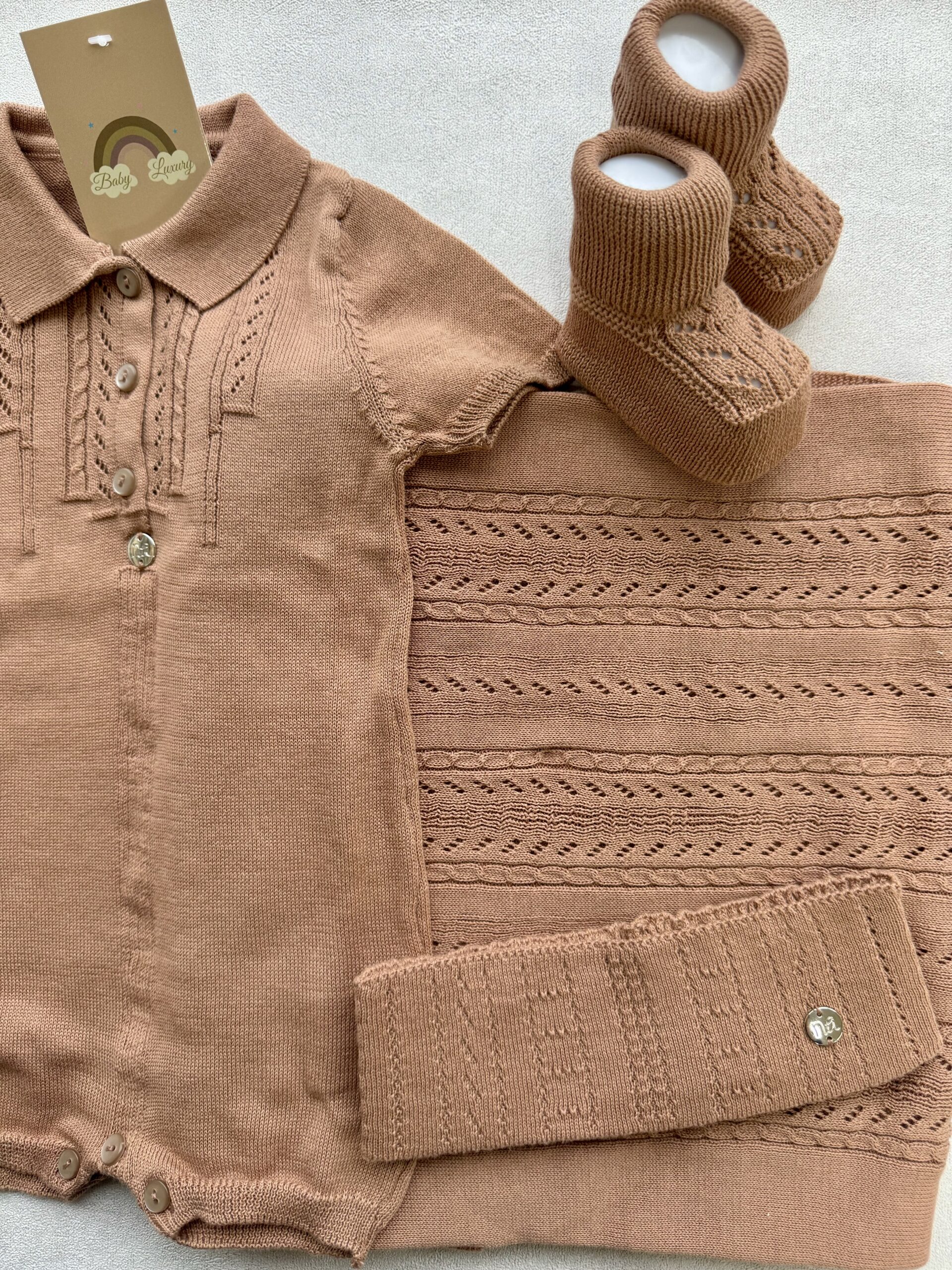 Complete Newbornset ChestNut Cloud 5-delig - Afbeelding 2