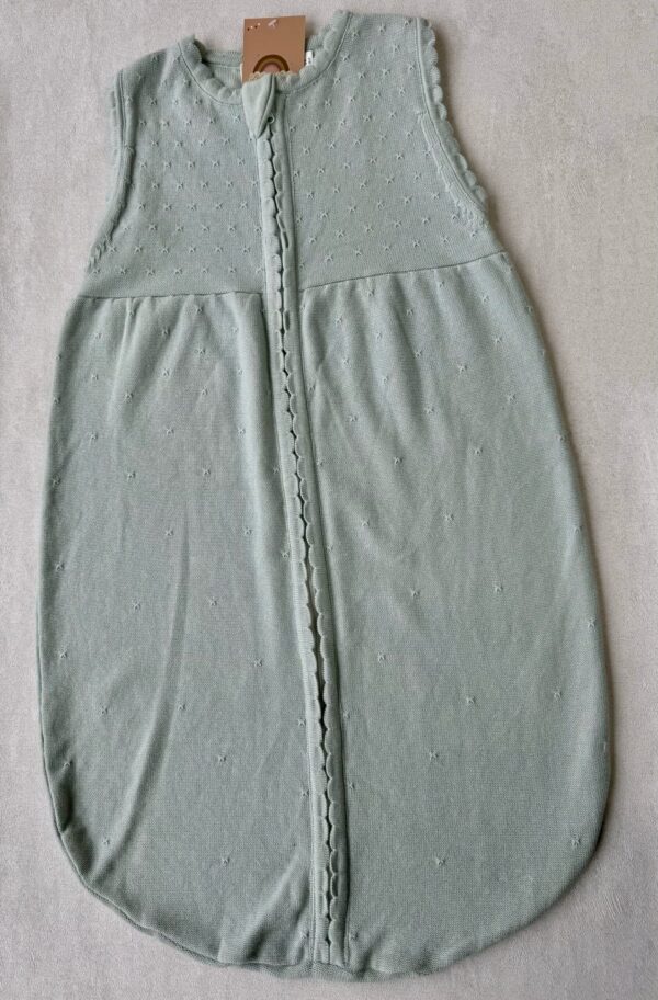 Premium Slaapzak Aqua Mint Pointelle - Afbeelding 2