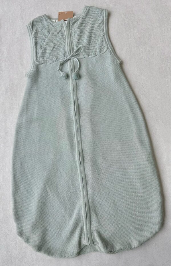 Premium Slaapzak Aqua Mint Pompon Unisex - Afbeelding 2