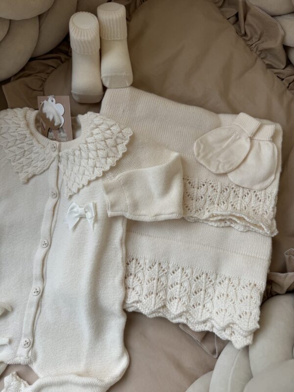 Complete Newbornset 5-delig Flaired Creme - Afbeelding 4