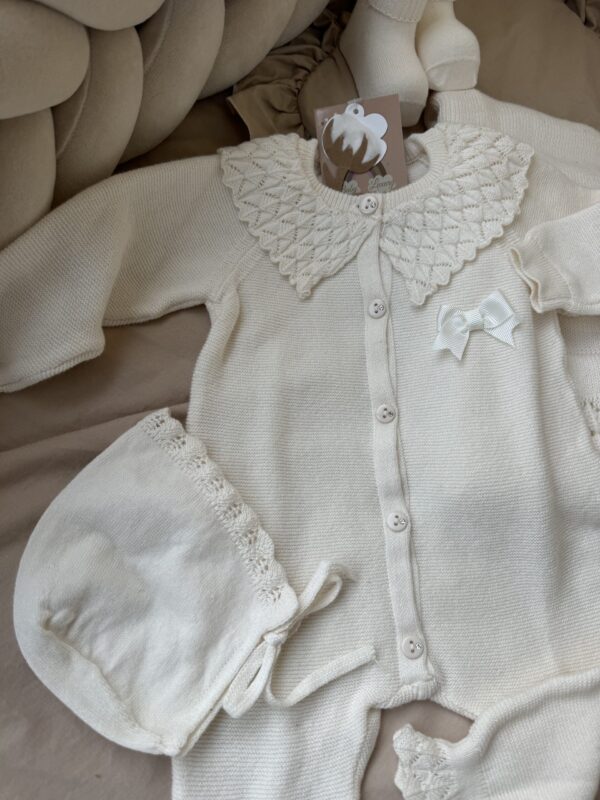 Complete Newbornset 5-delig Flaired Creme - Afbeelding 5