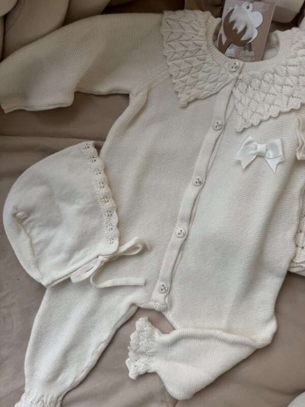 Complete Newbornset 5-delig Flaired Creme - Afbeelding 3