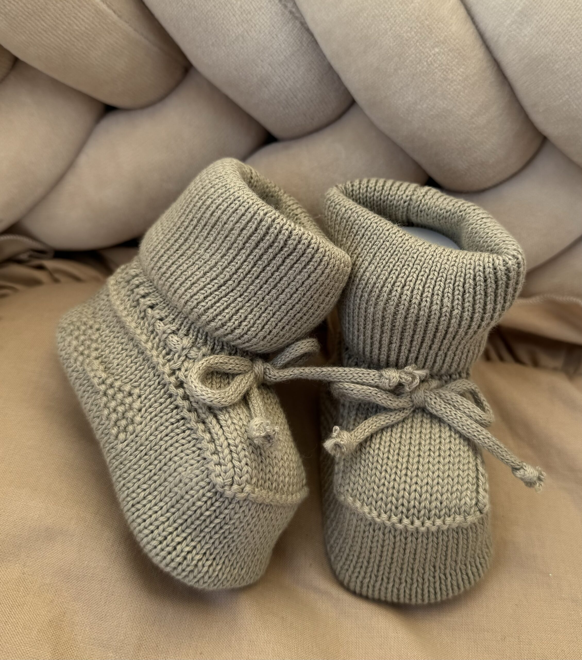 Gebreide Booties Sage Unisex