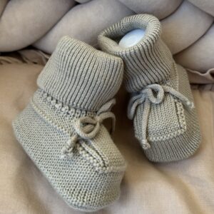 Gebreide Booties Sage Unisex