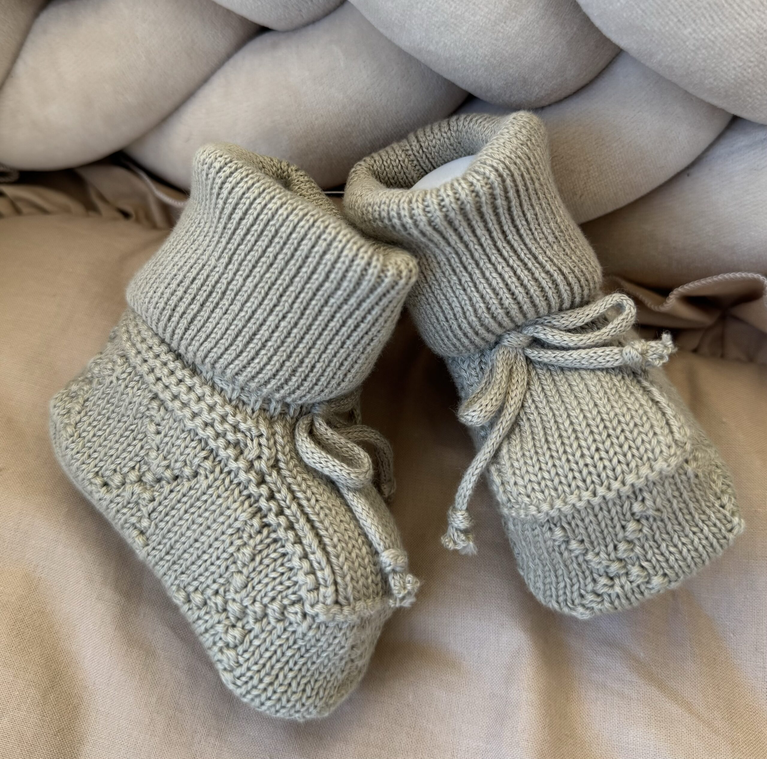 Gebreide Booties Sage Unisex