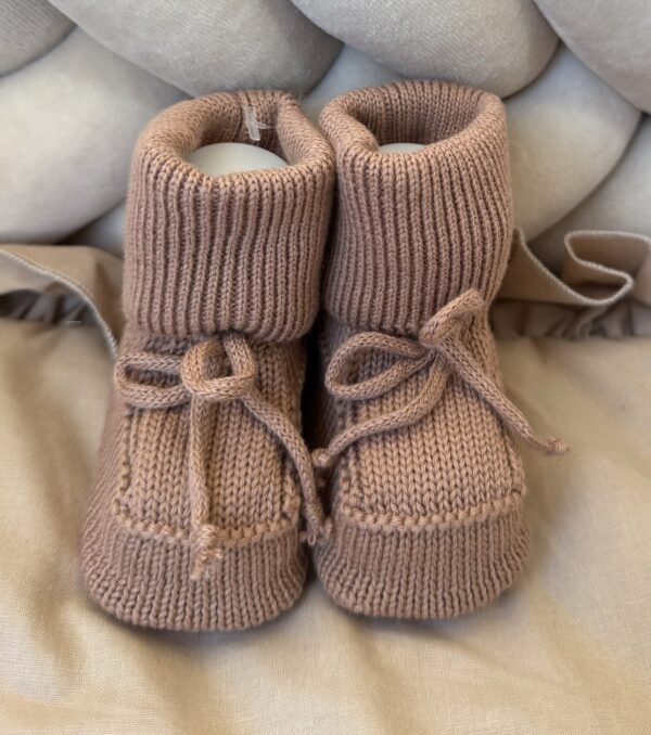 Gebreide Booties ChestNut Unisex - Afbeelding 2