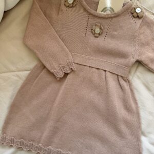 Gebreid Jurkje Bow Chestnut