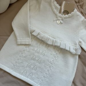 Gebreid Jurkje Cream Pointelle