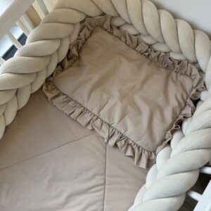 Beddengoed Set Ruffle Beige