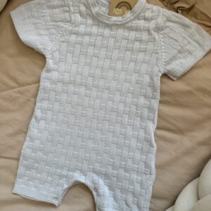 Boxpakje Babyblauw Gebreid