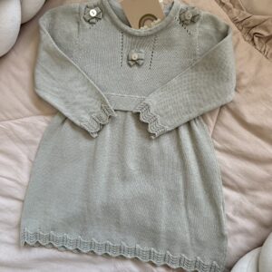 Gebreid Jurkje Bow Sage