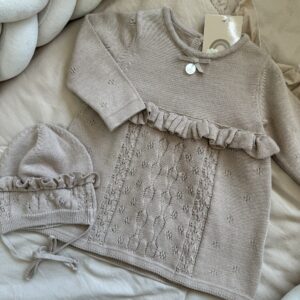 Gebreid Jurkje Almond Pointelle