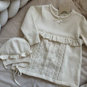 Gebreid Jurkje Beige Pointelle