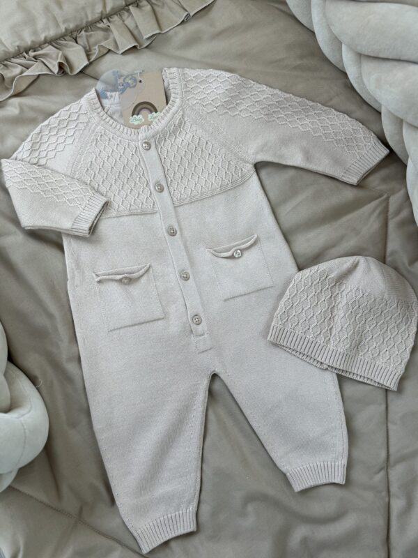 Boxpakje Unisex Klassiek Taupe 2-delig