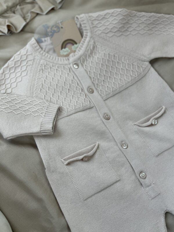 Boxpakje Unisex Klassiek Taupe 2-delig - Afbeelding 2