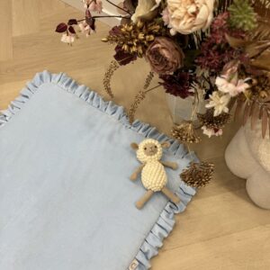 Velvety BabyBlauw Speelmat Vierkant