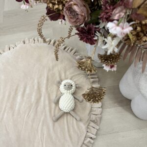 Velvety Beige Speelmat Rond