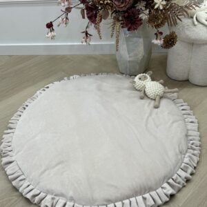 Velvety Ivory Speelmat Rond