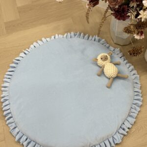 Velvety BabyBlauw Speelmat Rond
