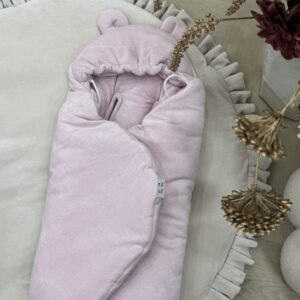 Velvety SoftPink Voetenzak/Wikkeldeken