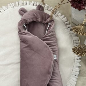 Velvety OldPink Voetenzak/Wikkeldeken