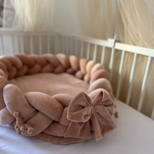 Velvety DarkBeige Babynestje