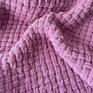 Pre-order Handgemaakte BL FLUFFY deken Orchidee