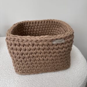 Handgemaakte Commodemand Vierkant Espresso